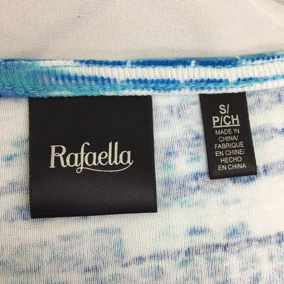 Rafaella Cabana Party Blue and White Sleeveless Top Size S NEW With Tags - Picture 6 of 6